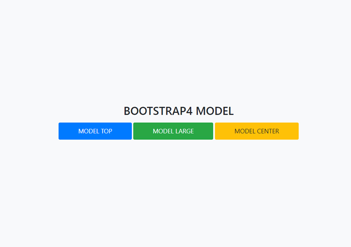 boostrap4 model