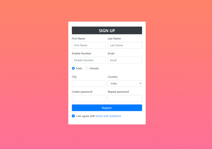 boostrap4 flex vertical align
